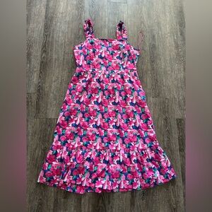 Draper James Pink and Blue Floral  Dress